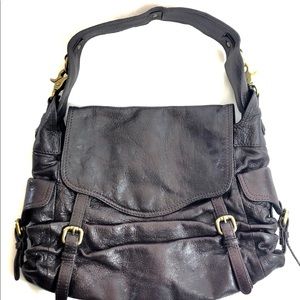 Kooba leather eggplant shoulder bag
